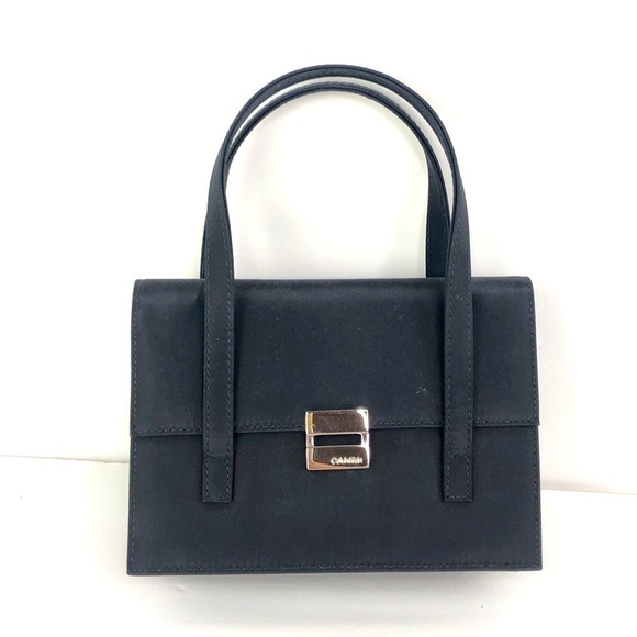 Calvin Klein Handbags - Calvin Klein black silver mini handbag